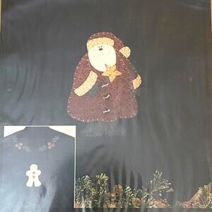 Vtg Goodies From Grandma 228J Tis The Season Pattern Top Applique Christmas